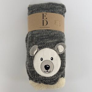 ELLEN DEGENERES  Sherpa Lined Bear Cozy Socks